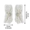 Heavy Industry Mesh Beads Flower Embroidery Cloth Sticker Pair Of Flowers Wedding Dress Dance Dress Collar Lace Applique Accessories