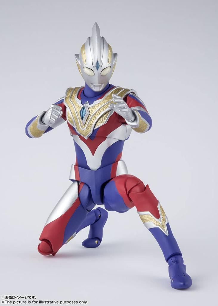 TAMASHII NATIONS Ultraman Trigger Multi Type 150 мм окрашенная подвижная фигурка SHFiguarts приблизительная. ПВХ и АБС