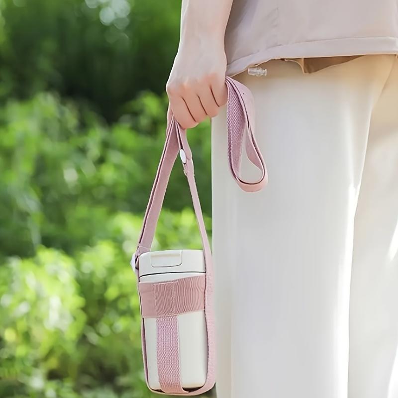 1/2PCS Outdoor Portable Beverage Bottle Strap Water Bottle Handle With Adjustable Strap Water Bottle Bag Canning Cup Protector