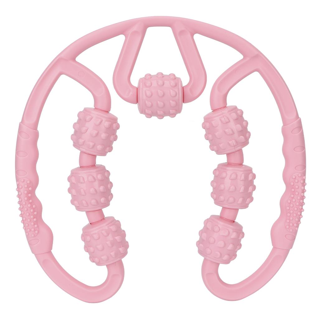Массажный ролик для ног 7 колес, всесторонний массаж, снятие мышечной боли, ролики для ног для икр и бедер