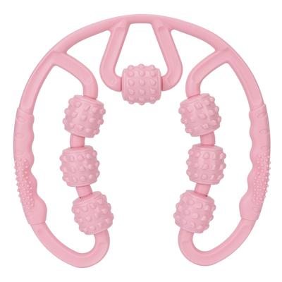 Массажный ролик для ног 7 колес, всесторонний массаж, снятие мышечной боли, ролики для ног для икр и бедер
