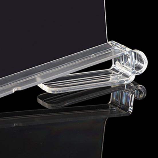 2/4/6Pcs Clear Acrylic Shelf Dividers Organizer Shoes Clothes Purses Blankets Closet Separators for Bedroom