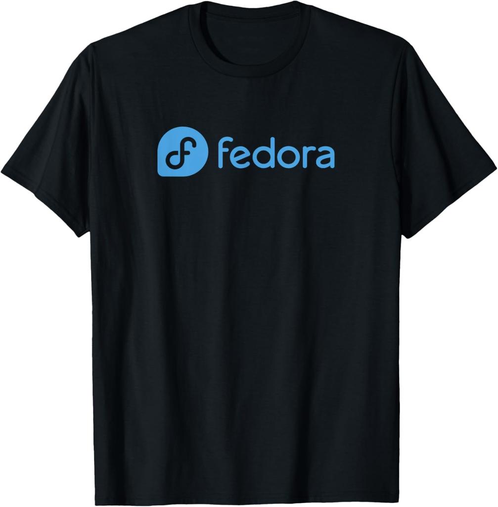 Linux Fedora TShirt White Tagline Logo Open Source Os Tee TShirt Unisex Summer Streetwear Tops Womens Clothing Ropa Hombre