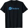 Linux Fedora TShirt White Tagline  Logo Open Source Os Tee TShirt Unisex Summer Streetwear Tops Womens Clothing Ropa Hombre