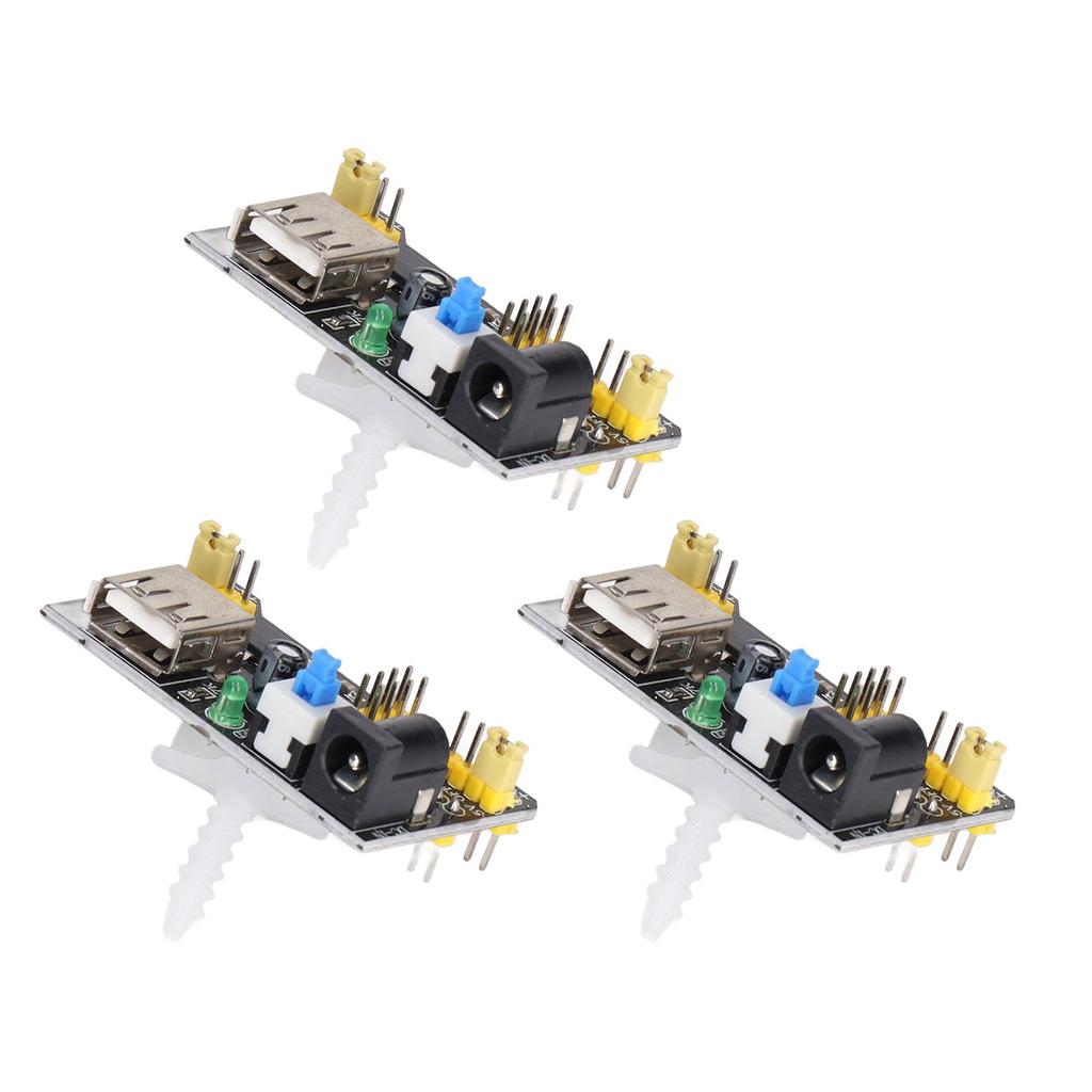 3Pcs Breadboard Power Supply Module Voltage Regulator DC 3.3V 5V Dual Channel Output