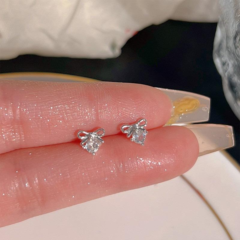 Иглы для ушей из стерлингового серебра S925, новые темпераментные простые и маленькие серьги-пусеты, женские серьги, серьги для пирсинга ушей, серьги, предотвращающие блокировку, ювелирные изделия