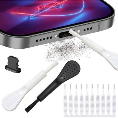 Заглушка для порта зарядки мобильного телефона для iPhone 14 13 Pro Max, набор для чистки портов, инструмент для чистки клавиатуры домашнего компьютера, щетка для чистки