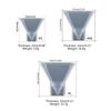 3D Pyramid Crafts Silicone Mold Suitable for Epoxy Resin Diy Craft Dried Flower Ornament Jewelry Making Home Decoration