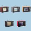 Dollhouse Miniature Ornaments Mini Retro Tv Toy Ornaments
