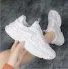 Модная женская повседневная обувь Модная дышащая сетчатая обувь на плоской подошве для ходьбы Кроссовки женские 2024 г. Вулканизированная обувь для спортзала Белая женская обувь