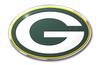 Цветная алюминиевая эмблема для автомобиля Green Bay Packers