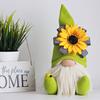 Creative Lovely Sunflower Small Doll Suitable Family Festival Party Dwarf Plush Beard Faceless Doll Window Desk Ornament
