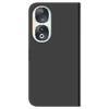 Wallet Phone Case for Honor 90 Mirror-Like Surface PU Leather Stand Flip Cover