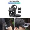 Hat Brim Clip Camera Mount for Insta360 GO 3 GO 3S Quick Release Cap Holder Adjustable Clamp Hands Free POV Vlog Sports Camera Shooting Accessory