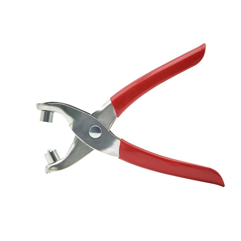 Single Hole Rivet and Eyelet Punch Pliers with Grommet Press