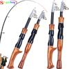 SOUGAYILANG 5.2ft  Portable Telescopic Fishing Rod Spinning Casting Fishing Tackle Fishing Pole FishingTools