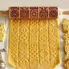 Embossed Rolling Pin – Window Pattern Textured Rolling Pin For Dough, And Fondant