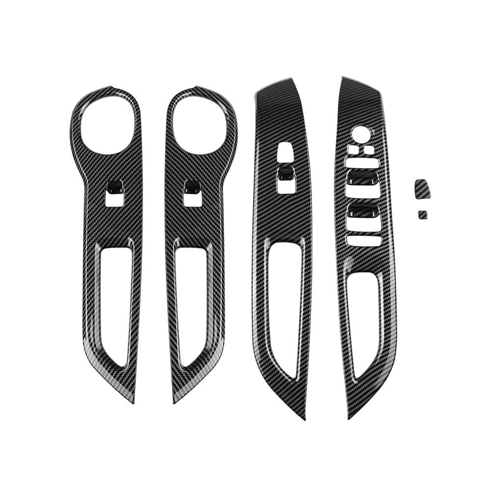 Модная отделка переключателя панели ABS, простая установка, защита от царапин, подходит для Hyundai Santa Cruz 2022, комплект из 6 шт.