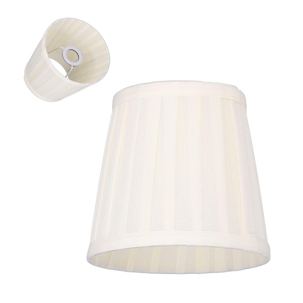 3PCS Clip On Design Lampshade Fabric Chandelier Lamp Shades Simple Lamp Cover Wall Lamp