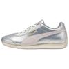 Metallic Comfortable Simple Low-Top Casual Shoes Unisex Sneaker Silver 401591-01