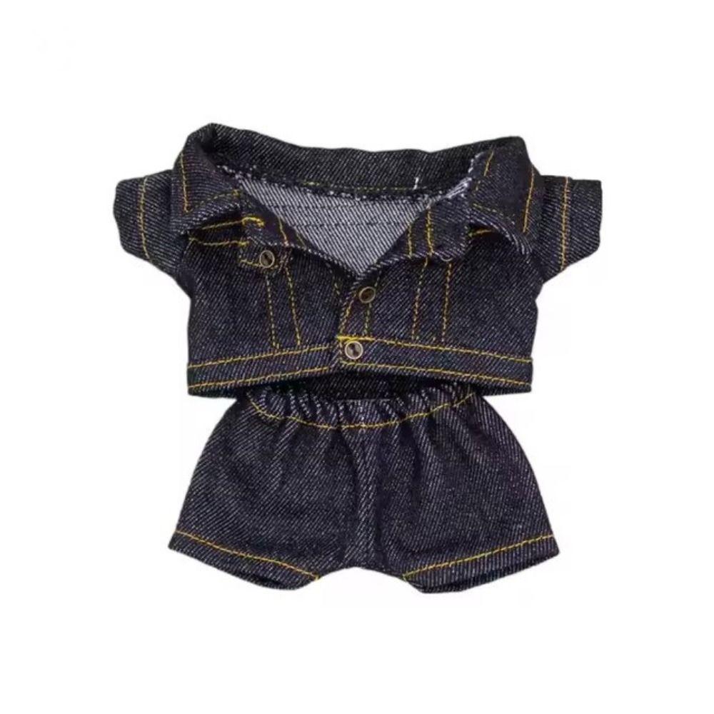 Casual Wears Doll Jacket Pants Clothes Suit Doll Coat Tops Fashion Cotton Doll Jeans  Kids Toys