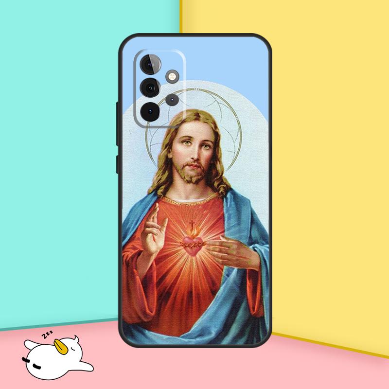 Чехол с изображением Бога Иисуса для Samsung Galaxy A55 A35 A25 A15 A51 A71 A12 A32 A52 A13 A33 A53 A14 A34 A54