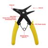 Multifunction 2-In-1 Diy Snap Spring Ring Circlip Removal Install Plier Tool Kit