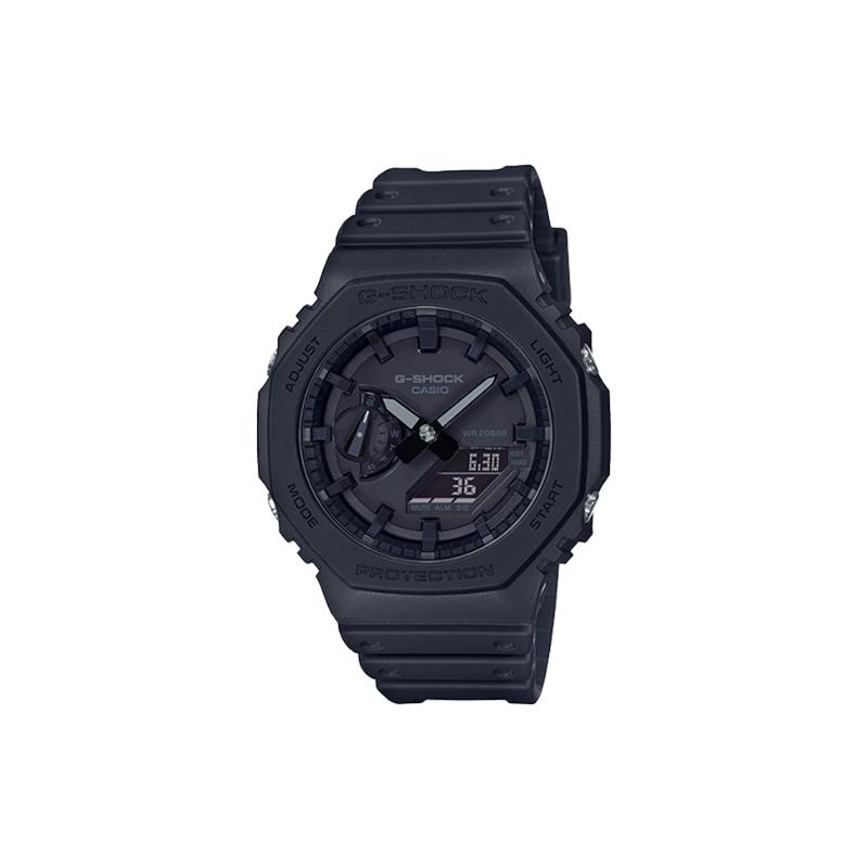 CASIO Customized watch modified series GA2100 series Farm Oak GA2100 modified Waffle purple watch waterproof Quartz Ste GA-2100-1A1