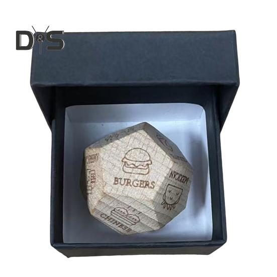 1/4/5 шт. игральные кости для принятия решений на свидании, 6/12-гранные, портативные деревянные игральные кости для взрослых пар, День святого Валентина, годовщина, девушка, парень, муж, жена