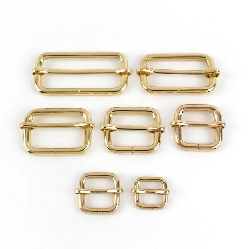 5/10 шт. 13-50 мм Пряжки для ремня Роликовая Металлическая Пряжка со штифтом Трехщелевая Пряжка Регулятор Застежка Ремешок для сумки DIY Аксессуары для одежды