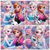 5D Алмазная Картина Эльза Анна Олаф Вышивка Полная Круглая Дрель Мозаика Холодное Сердце Мультфильм Новое Поступление Ручной Работы Искусство Домашний Декор