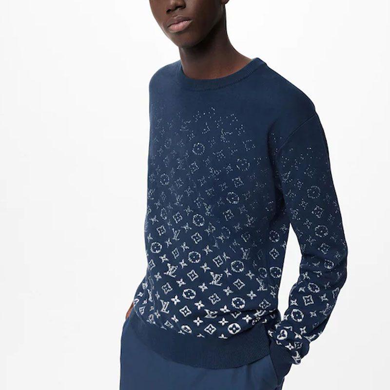 LOUIS VUITTON Lvse Monogram Degrade Crewneck 1A9GIM