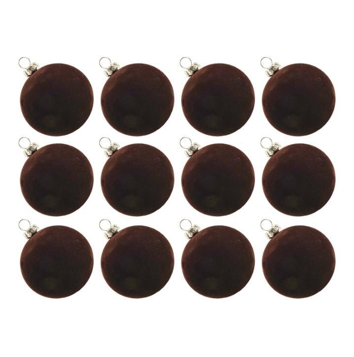 Бархат для рождественских украшений 12 шт. для украшения елки, каминной полки и окна