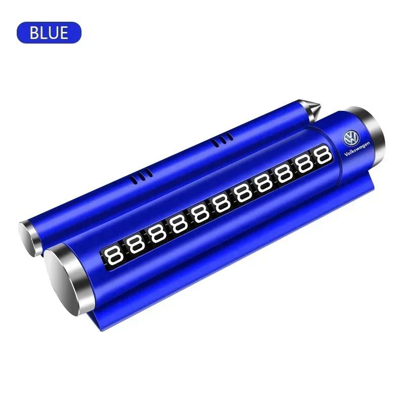 Aluminium Alloy Car Temporary Parking Number Plate For Volkswagen VW Jetta Polo T4 T5 T6 Sharan Touareg Gol T-Cross Touran zh5