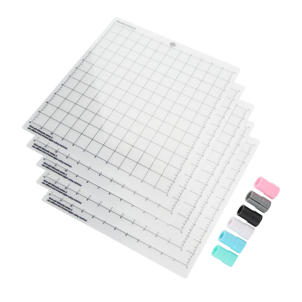 5шт 12x12 дюймов коврик для резки комплект клейкий противоскользящий коврик для резки с 6шт адаптер для ручки для Cricut