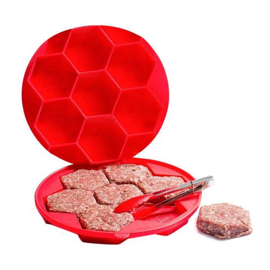 1/2шт силиконовая форма для заморозки котлет для гамбургеров антипригарная форма для бургеров пресс-форма для колбасы