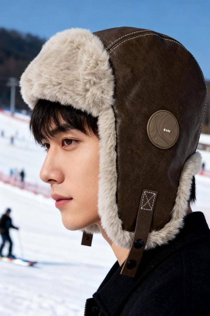 Кепка-ушанка для полетов в холодную погоду, пилотская, с защитой ушей, идеально подходит для активного отдыха осенью и для альпинизма, толстая, водонепроницаемая, с отворотами, пушистая,