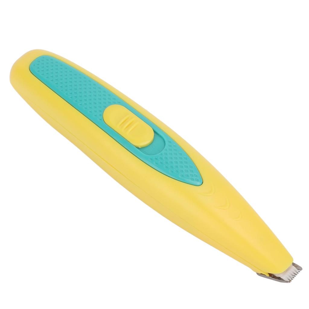 Pet Foot Hair Trimmer USB Rechargeable Low Noise Pet Electric Clipper with Brush for Face Eyes Ears Paws