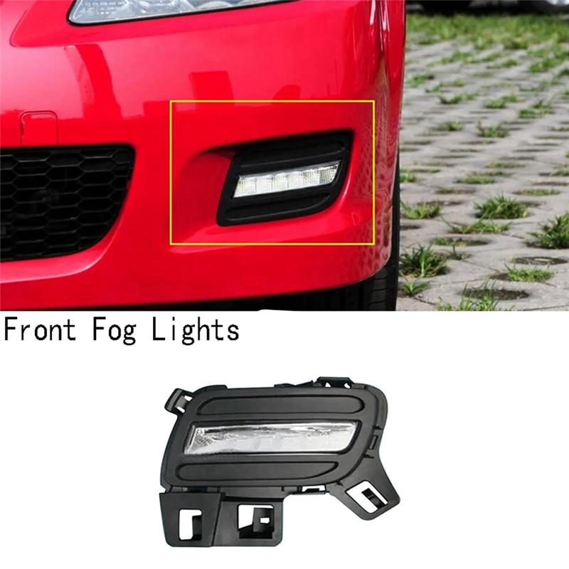 A03E - Передние противотуманные фары, указатель поворота для Mazda 6 2008-2013, Дневные ходовые огни
