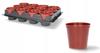 Gardenline Komplet 12 Doniczek + Tacka Eda3083