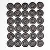 30pcs 40mm Craft Sewing Buttons 4 Holes Round Wood Buttons Vintage Style Coat Buttons  DIY Crafts