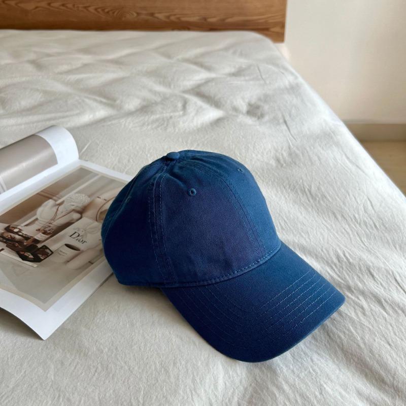 Hat Female Simple Solid Color Casual Versatile Soft Top Baseball Cap Couple Baseball Cap Male Face Small Cap