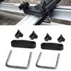 5/8cm U Bolt Roof Rack Clamps Car Roof Mounting Rack For Roof Rack Bars Clip Cover Sturdy And Material High Hardness