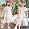 Girls' dress 2026 summer new children's summer dress, mid size princess dress, stylish children's clothing trend