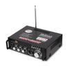 12 В/220 В мини 2-канальный ЖК-дисплей HIFI аудио стерео усилитель мощности BT FM-радио портативный автомобильный дом 600 Вт