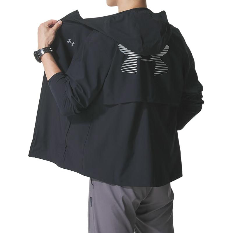 Under Armour FW25 Дышащая спортивная повседневная куртка с капюшоном для мужчин Куртка 6005897-001