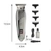 Cordless Barber Clipper, Professional Hair Trimmer Set, Fathers Day Gifts Mustache Body Face Beard