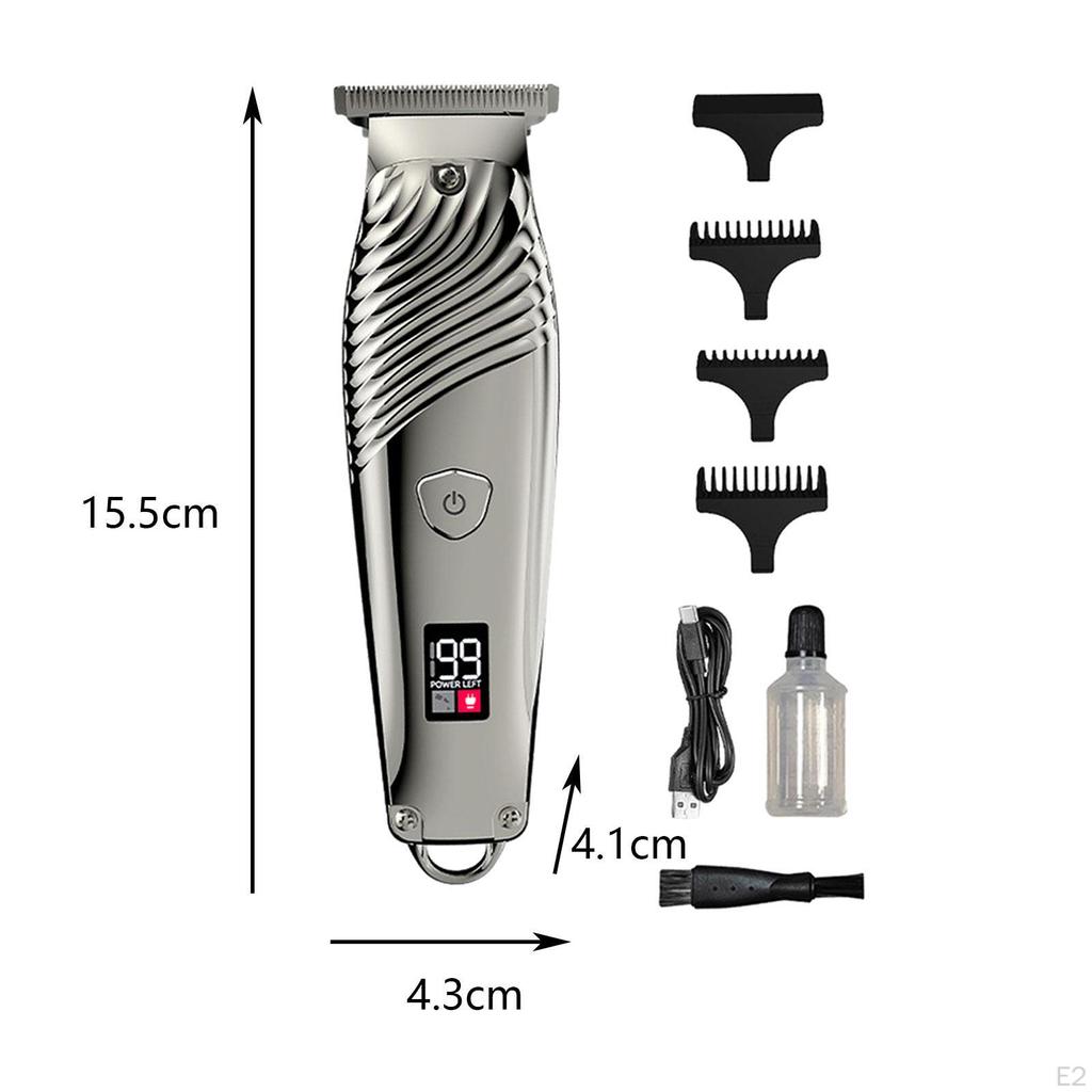 Cordless Barber Clipper, Professional Hair Trimmer Set, Fathers Day Gifts Mustache Body Face Beard