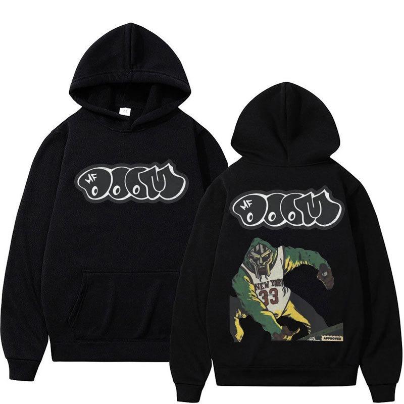 Rapper MF Doom Funny Graphic Hoodie Doomsday Madvillain Hoodies Women Men Long Sleeve Hooded Sweatshirts Clothing