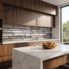 Decorative 3D Texture Wall Paper Peel And Stick Backsplash, Brick Panels, Self Adhesive Heat Resistant Stove Cover Tile, Faux Stone Wallpaper,